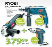 Ryobi 3-in-1 Power Tool Kit-Per Set