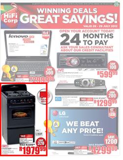 HiFi Corporation : Winning Deals Great Savings (26 Jul - 29 Jul), page 1