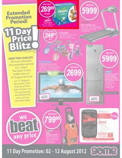 Game : 11 Day Price Blitz (2 Aug - 12 Aug), page 1