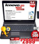 Lenovo 15.6" Notebook-G570