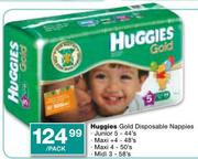 Huggies Gold Disposable Nappies Maxi 4-50's Per Pack 