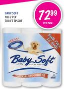 Baby Soft 2 Ply Toilet Tissue-18's Per Pack