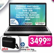 HP 15.6" LED Laptop Plus Bag