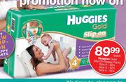 Huggies Gold Slip-on Nappy Pants Size 5 - 32's Per Pack