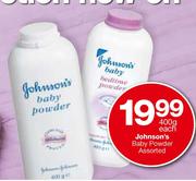 Johnson's Baby Powder-400gm Each