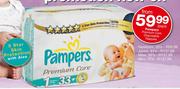 Pampers Premium Care Disposable Nappies (Junior)- 44's Per Pack