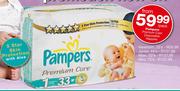 Pampers Premium Care Disposable Nappies (Maxi)- 52's Per Pack