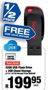 SanDisk 32GB USB Flash Drive + 2GB Cloud Storage