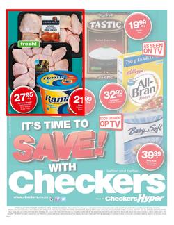Checkers Western Cape : It's Time To Save (20 Aug - 2 Sep), page 1