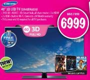 Samsung 3D LED TV-40"