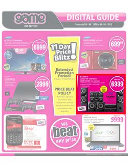 Game : 11 Day Price Blitz - Digital (30 Aug - 9 Sep), page 1