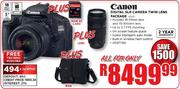 Canon Digital SLR Camera Twin Lens Package(600D)