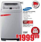 Samsung Top Loading Washing Machine-8kg(WA80G5PIP)