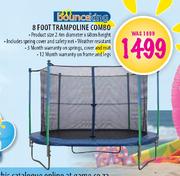 Bounce King 8 Foot Trampoline Combo