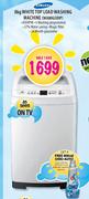 Samsung White Top Load Washing Machine-8kg 
