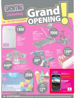 Game : Lichtenburg Grand Opening (26 Sep - 30 Sep), page 1