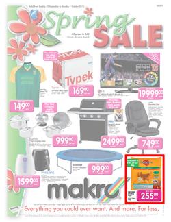 Makro : Spring Sale - General (23 Sep - 1 Oct), page 1