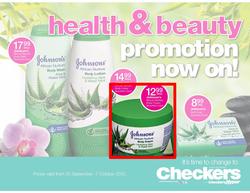 Checkers Western Cape : Health & Beauty (25 Sep - 7 Oct), page 1