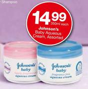 Johnson's Baby Aqueous Cream Assorted-350ml Each
