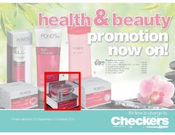 Checkers KZN : Health & Beauty (23 Sep - 7 Oct), page 1