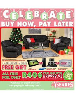 Beares : Celebrate, Buy Now Pay Later (Until 7 November), page 1