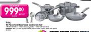 T-Fal Stainless Steel Cookware Set-10 Piece
