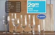 Tulip White Wine Glass-4 Pack