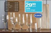 Tulip Flute Glass-4 Pack