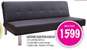 Saturn Sleeper Couch-H75xW180xD91cm