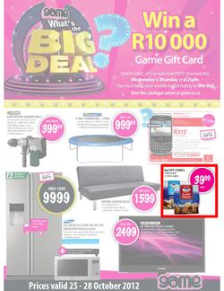 Game : What's The Big Deal (25 Oct - 28 Oct), page 1