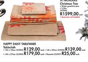 Happy Daisy Tableware Tablecloth-140x270cm Each
