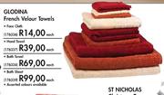 Glodina French Velour Towels Hand Towel