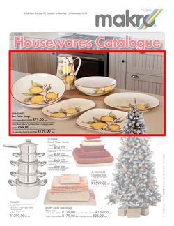 Makro : Housewares (28 Oct - 12 Nov), page 1