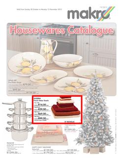 Makro : Housewares (28 Oct - 12 Nov), page 1
