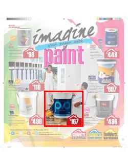 Builders Warehouse : Imagine your power with paint (23 Oct - 18 Nov), page 1
