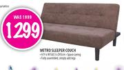 Metro Sleeper Couch-H79xW168.5xD93cm