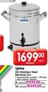 Ceder Pride Stainless Steel Electrical Urn-16ltr