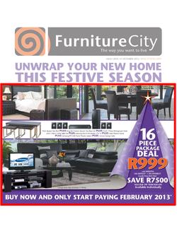 Furniture City : Unwrap your new home this Festive Season (Until 31 December 2012), page 1