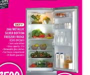 Defy 26Ltrl Metallic Silver Bottom Freezer Fridge(C315 DFC381)