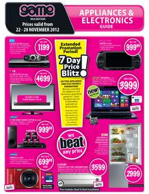 game fridge specials november 2020