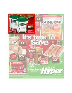 Checkers Hyper Western Cape : It's Time To Save (26 Nov - 9 Dec), page 1