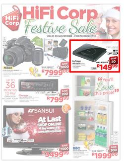 HiFi Corp: Festive Sale (29 Nov - 2 Dec), page 1