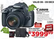 Canon Digital SLR Camera Package