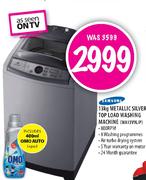 Samsung Metallic Silver Top Load Washing Machine-13kg 