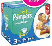 Pampers Active Baby Junior 111's Per Pack