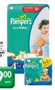 Pampers Baby Fresh Wipes Refill-256's