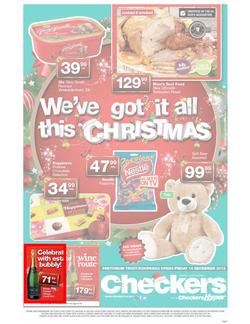 Checkers Gauteng : We've got it all this Christmas (14 Dec - 26 Dec), page 1