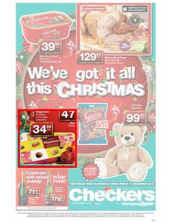 Checkers Gauteng : We've got it all this Christmas (14 Dec - 26 Dec), page 1