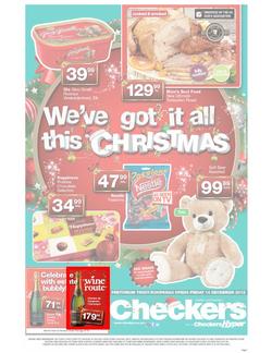 Checkers Gauteng : We've got it all this Christmas (14 Dec - 26 Dec), page 1