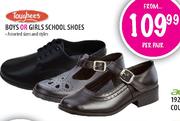 Toughees Boys Or Girls School Shoes-Per Pair